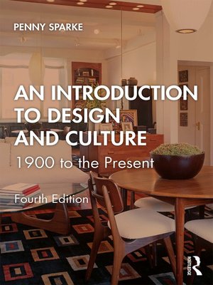 cover image of An Introduction to Design and Culture
